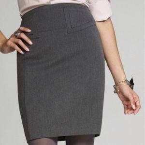 Express buckle back pencil skirt